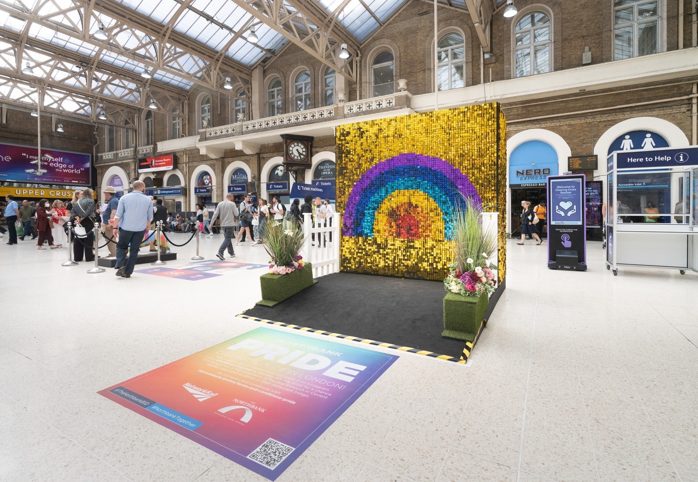 The Pride Wall that We Are Placemaking created for Northbank BID.