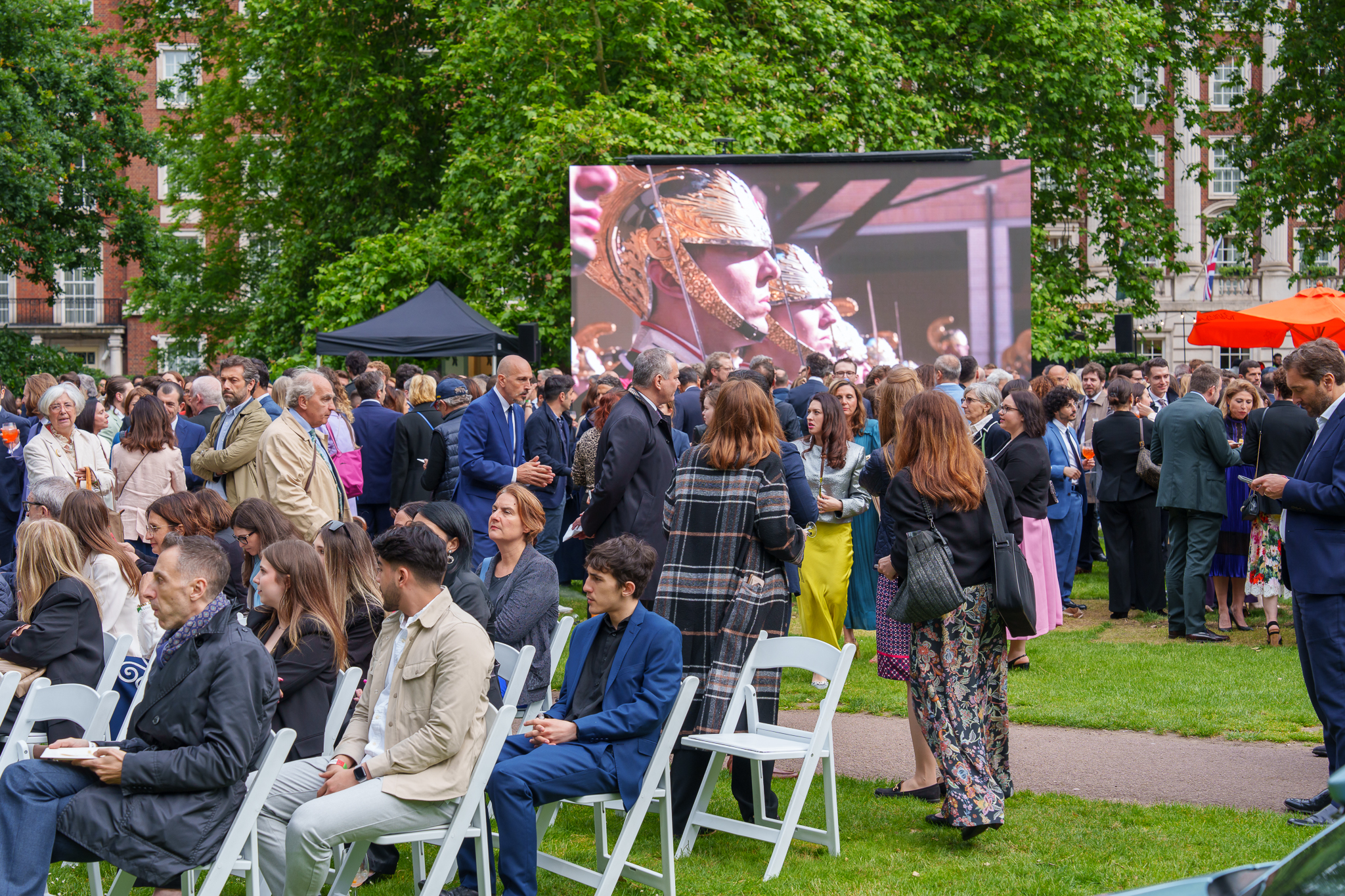 Italian Embassy exclusive event for National Italian Day at Grosvenor Square